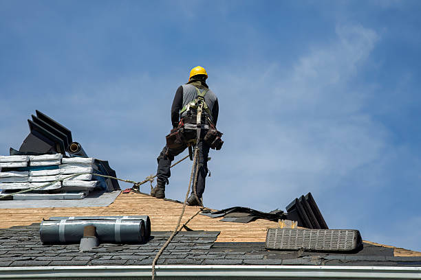 Professional Roof Installation technician working in Rosendale, WI